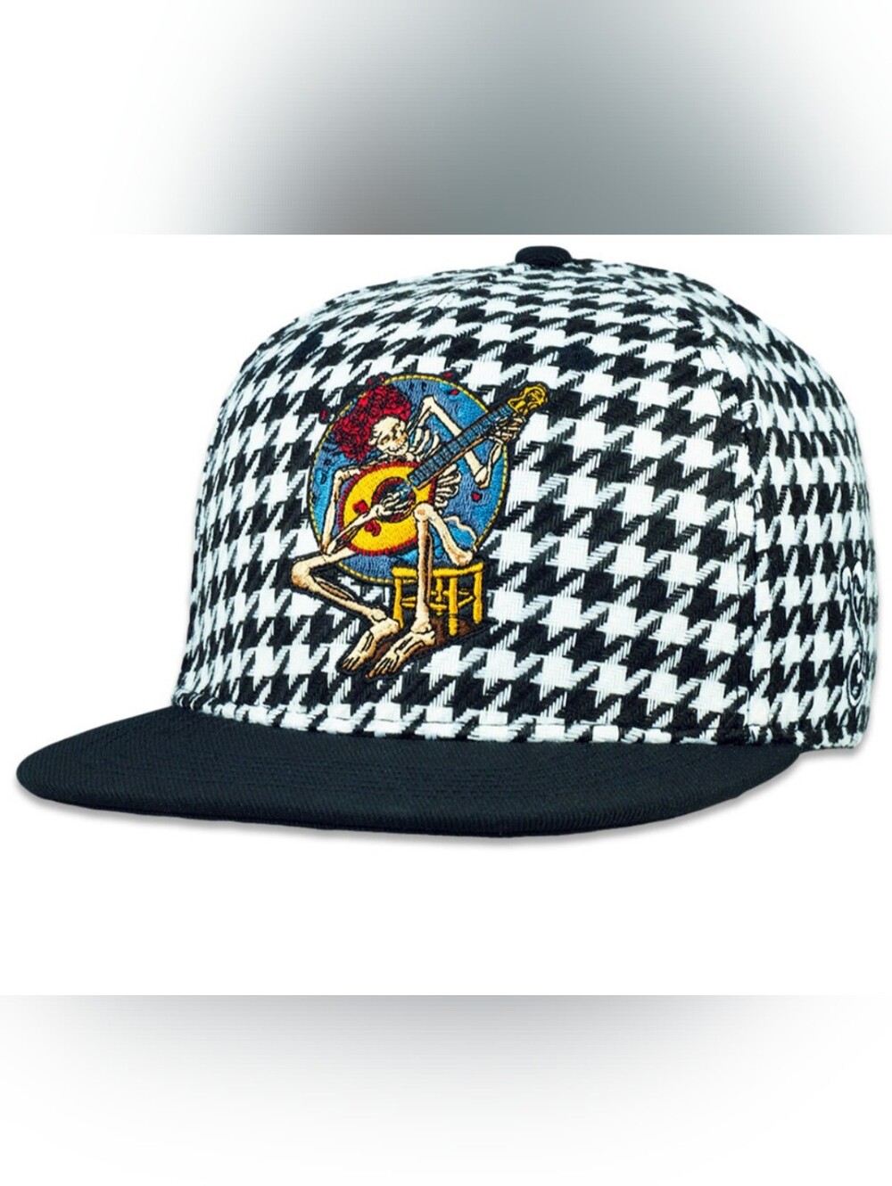 🌹 Stanley Mouse Easy Rider Houndstooth Snapback Hat🌹